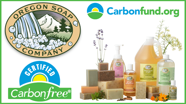 Oregon Soap Company Launches Carbonfree® Products 